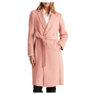 NWT LAUREN RALPH LAUREN Double Face Wool Blend Wrap Coat